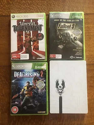 XBOX 360 Video Games Bulk Lot Of 4 Games. Pal Missing One Booklet. Free Post. • $45