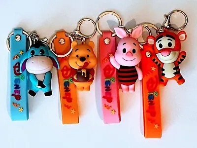 Winnie The Pooh Keychains - Winnie Eeyore Piglet Tigger • £2.99