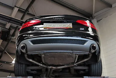 Audi A4 (B8) 3.0 TDi  Rear Silencer Delete Pipes - 4  Slash Cut Tips • $394.76