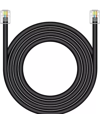 NECABLES CAT5 / CAT5e RJ11 Data Cable DSL Cable 15ft High-Speed DSL Modem Cab... • $16