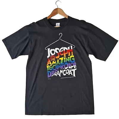 Joseph And The Amazing Technicolour Dreamcoat Vintage 1991 T-Shirt Large Black • £29.95