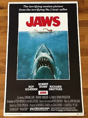 Movie Poster Jaws 430mm X 660mm (Bit Bigger Than A2) • £3.99