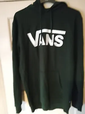 Vans Hoodie New Bottle Green Size Large Clothing  • £20