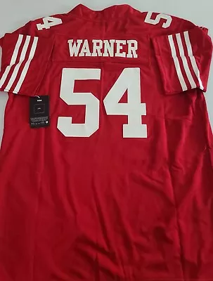 49ers Jersey #54 Fred Warner NWT Stitched Men Sizes SMLXL2XL3XL *NEW* • $39.99