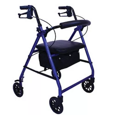 Roscoe Medical E-Series Rollator Lightweight Rolling Walker Soft Seat • $139.99