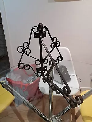 Vintage Wrought Iron Wall Mounted Hanging Basket Bracket  • £29.99