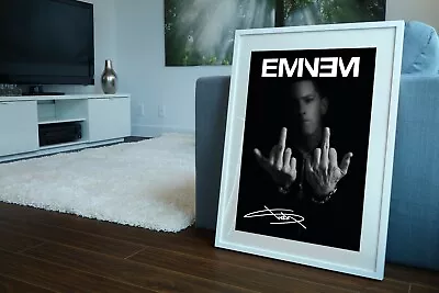 Eminem Autographed High Quality Poster Print. Great Gift/ Memorabilia A3 A2 A1 • $71.55