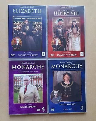 David Starkey - 6 Wives Of Henry VIII / Elizabeth / Monarchy Series 2 & 3  - DVD • £11.99