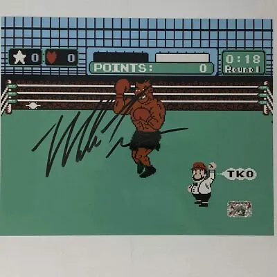 Autographed/Signed MIKE TYSON Punchout Nintendo Boxing 8x10 Photo Hologram COA • $84.99