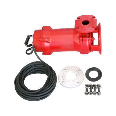 $371.35 • Buy Industrial Sewage Cutter Grinder Sump Pump 52 GPM 110V 1.5 HP Submersible Red
