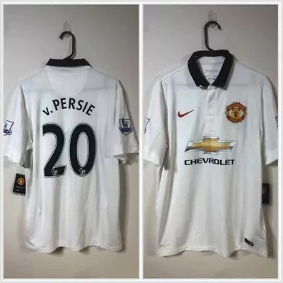 Van Persie #20 Manchester United Large 2014/15 Away Shirt Nike BNWT • £80