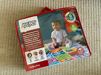 Mamas & Papas Babyplay Very Large Huge Baby / Toddler Activity Floor Mat Playmat • £34.99