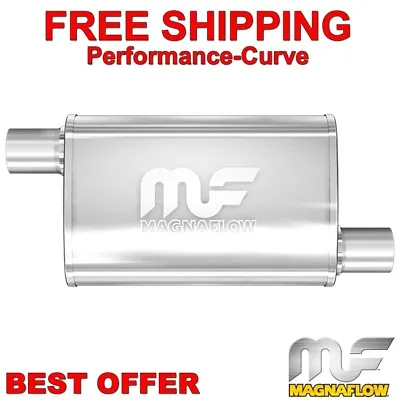 2.5  O/O - 4x9 Oval 14  Body MagnaFlow Muffler SS 11236 • $116