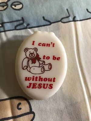Vintage Religious Rubber Squeeze Change Purse I Can’t Bear To Be Without Jesus • $49.99