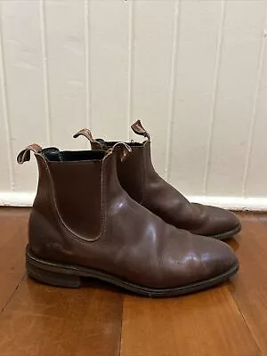 RM Williams Brown Leather Boots Size 8 • $149