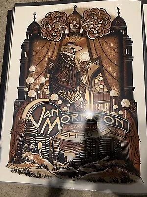 2016 Van Morrison - Los Angeles Silkscreen Concert Poster By Guy Burwell AP • $85