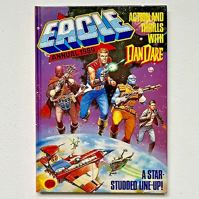 EAGLE ANNUAL 1989 Staring Dan Dare | Fleetway | Unclipped | Like New | Vintage • £7