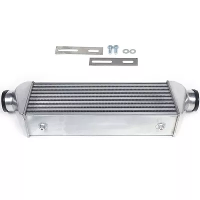 Aluminum Polished Tube & Fin Intercooler 27 X9 X4  3inch Inlet &Outlet Universal • $84.55