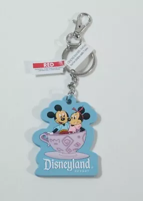 Mickey Mouse And Minnie Mouse Teacups Attraction Disneyland Keychain NEW NWT • $13.99