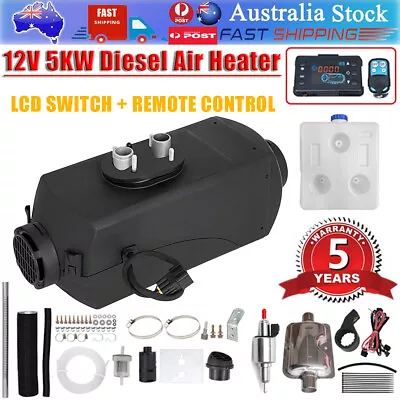 2KW-3KW-5KW Diesel Air Heater Tank Remote Control Thermostat Caravan RV Parking* • $136.99