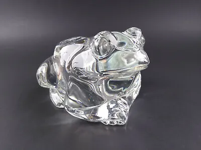 Vintage Indiana Glass Clear Glass Frog Votive Tea Light Candle Holder  • $6.80