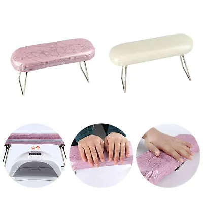 Nail Art Hand Holder Chair Manicure Cushion Pillow Arm Rest Table Support Tool • £14.42