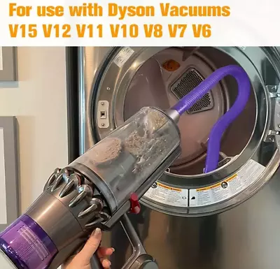 Dryer Lint Vacuum Attachment For Dyson V15 V12 V11 V10 V8 V7 V6 Cleaner Small • $19.99