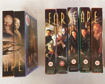Farscape 7 Box Sets Of DVD's.  Complete Season 2 Part Of Season 1.  Collectable • £15