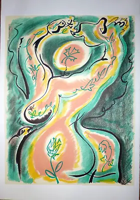 Masson André Lithographie Abstract Art Surrealism Abstraction On Velin  • $194.40