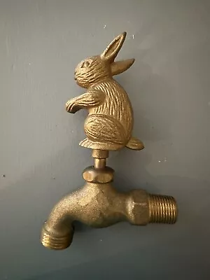 Vintage Brass Spigot Rabbit • $36