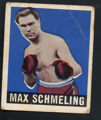 1948 Leaf Boxing Card #32 Max Schmeling-Heavyweight G-Vg Card • $25