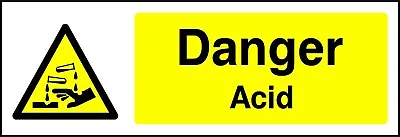 £2.45 • Buy SAFETY SIGN Danger Chemicals - Self Adhesive Waterproof Exterior Vinyl Sticker