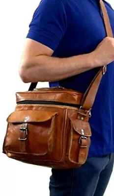 DSLR SLR Vintage Leather Camera Shoulder Messenger Satchel Bag For Men & Women • $55.32