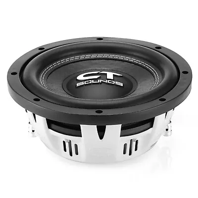 CT Sounds Hydro 8  600 Watt Dual 2-Ohm Shallow Mount Car Subwoofer • $74.99