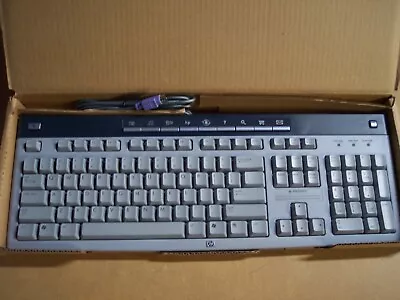 HP  # 5187-1767 (KB-0228) PS2 Type Computer Keyboard Gray/silver  • $19.50