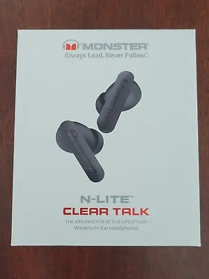 Monster N-Lite Clear Talk Wireless Earbuds Bluetooth 5.3 Headphones IPX8 • $29.99