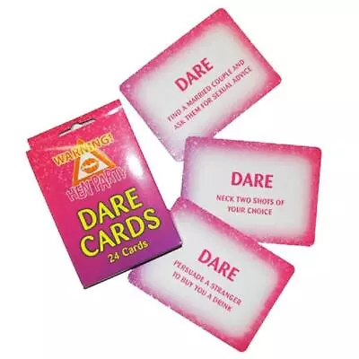 Hen Party Dare Cards Single Party Cards For Truth Or Dare Adventures Game Props • £2.19