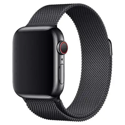 $6.99 • Buy For Apple Watch IWatch Band Series 8 7 SE 6 5 4 3 Magnetic Stainless Steel Strap