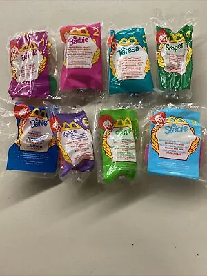 1999 McDonalds Barbie Happy Meal Toys Complete Set Of 8 Sealed  - Happy Meal Bag • $19.99