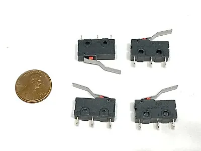 4 Pieces Limit Switch 3pin N/O N/C 5A250VAC MICRO SWITCH KW11-14 Mini E6 • $9.10