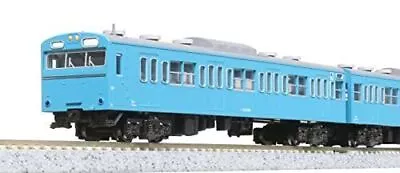 KATO N Gauge 103 Series Sky Blue 4-car Set 10-1743A Model Railroad Train Blue • $199.86