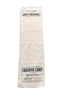 Miami Dolphins White Training Camp Rally Towel By Baptist Health SGA Cool Down • $12