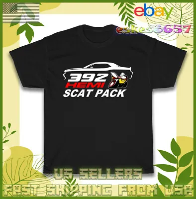 New Shirt MOPAR 392 Crate Engine Scat Pack Logo T-Shirt American T-Shirt • $20.99