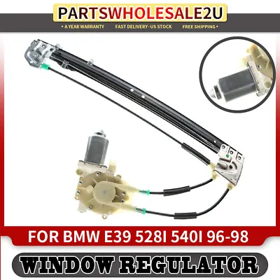 Rear Left Power Window Regulator With Motor For BMW E39 528i 540i 1996 1997 1998 • $46.19