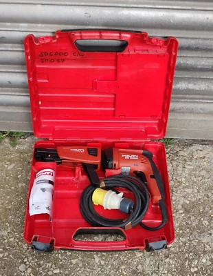 £240 • Buy HILTI SD6000 110v Drywall Screwdriver + SMD57 Automatic Collated Screw Magazine