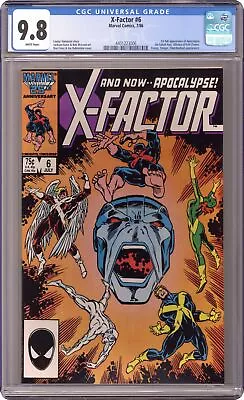 X-Factor #6D CGC 9.8 1986 4401223006 1st Full App. Apocalypse • $395