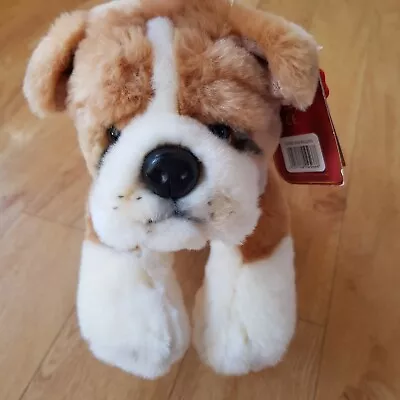 Keel Toys BUTCH Cream Brown BULLDOG Soft Toy Plush With Tags 2014 Approx 11  • £9.99