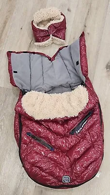 7 A.M Enfant Polar Igloo Berry Carrier Cover & Stroller Blanket With Hood • $49.99