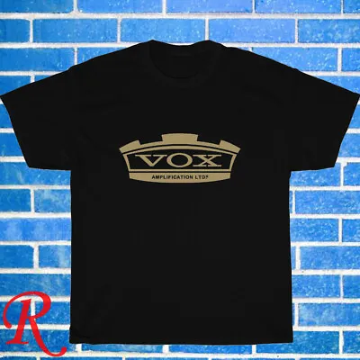 VOX Amplifiers Logo Black/Grey/Navy/White Size S-5XL Unisex T-Shirt • $24.03