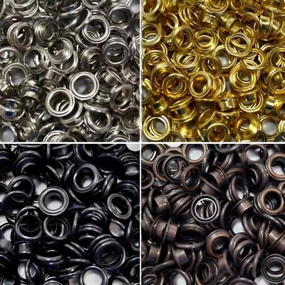 Eyelets With Washers 4mm 5mm 8mm 11mm 14mm Or Corresponding Sized Tool Craft • £3.25